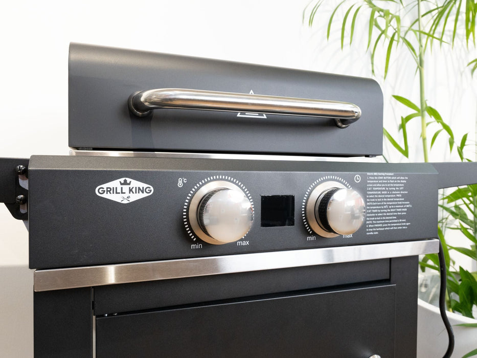 Digital Electric BBQ with Storage Cabinet – Perfect for Urban Grilling