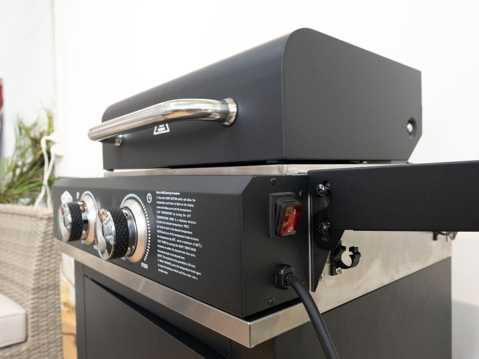 Digital Electric BBQ with Storage Cabinet – Perfect for Urban Grilling