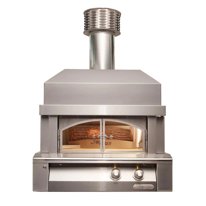 Alfresco 30-Inch Built-In Outdoor Pizza Oven Plus | High-Performance Gas-Fired Oven