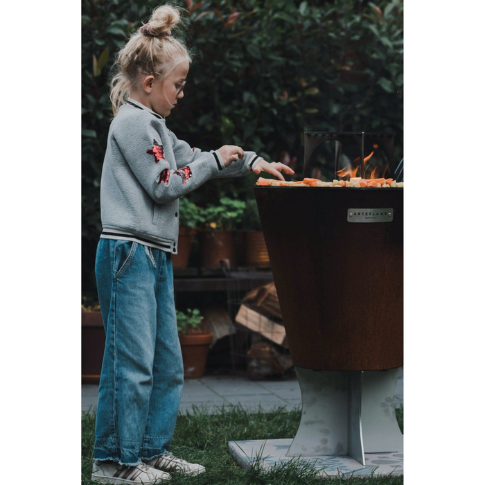 Arteflame One Series 20" Portable Charcoal and Wood Grill