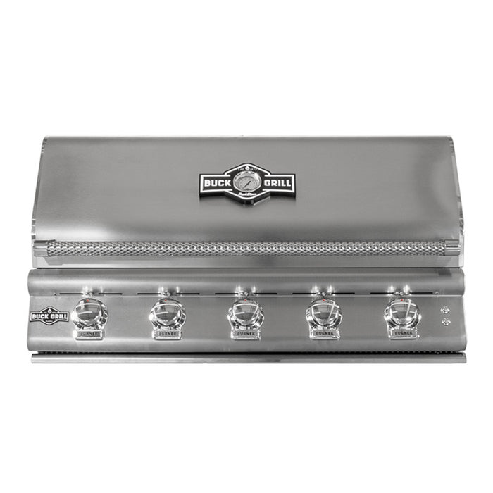 Buck Stove Grill Built In 40" 5 Burner Gas Grill