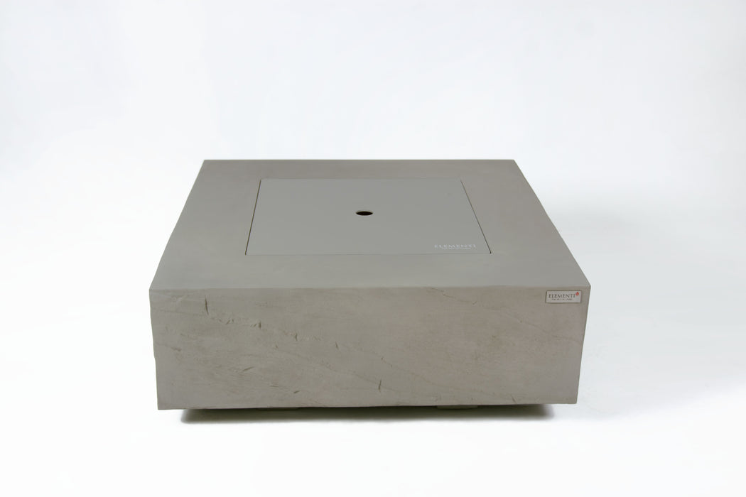 Elementi Plus Capertee Concrete Square Fire Table Pit Grey OFG411SG