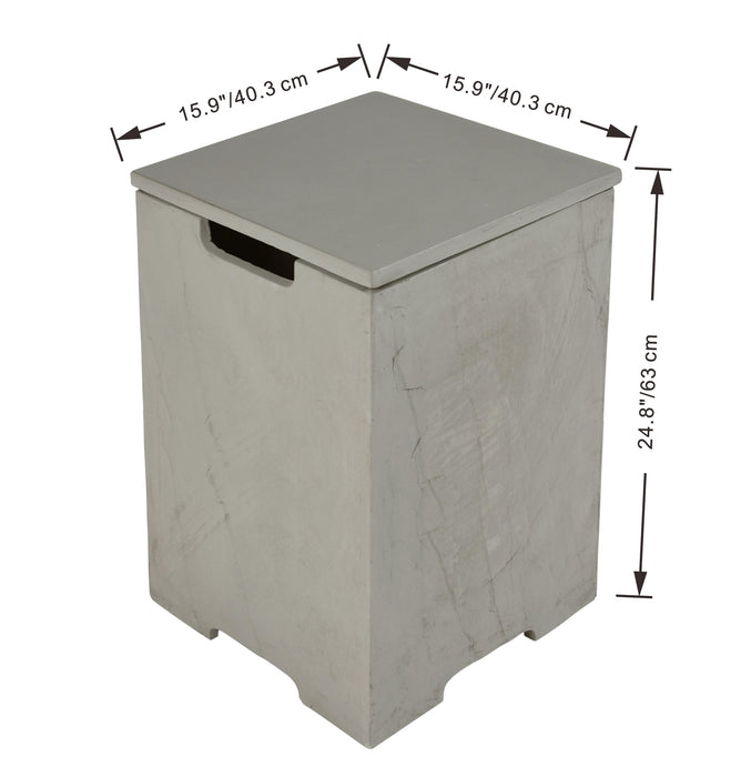 Elementi Plus Concrete Grey Tank Cover ONB404SG