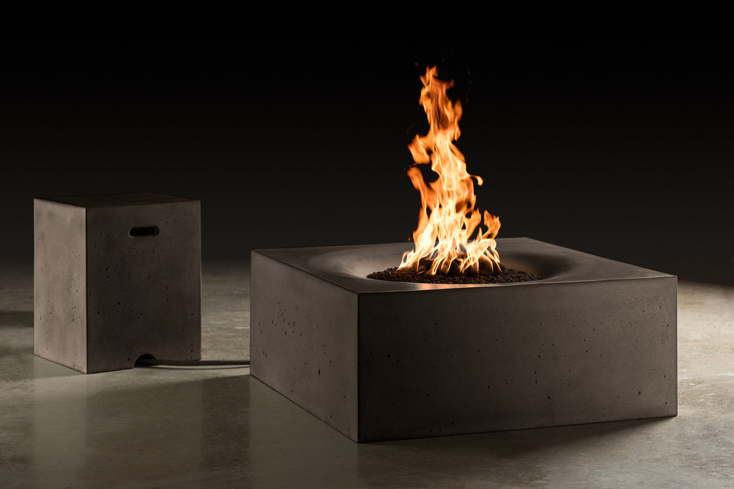 Slick Rock Concrete Kit Horizon 36" Square Concrete Fire Table